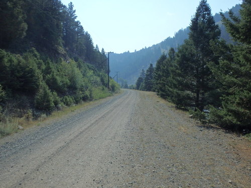 GDMBR: Sometimes we are isolated from the Interstate Highway.